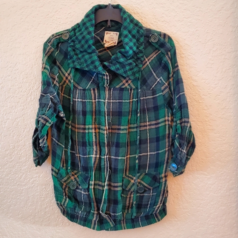Basic Edge Clothing Flannel Jacket Size L